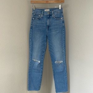 Madewell high rise crop jeans